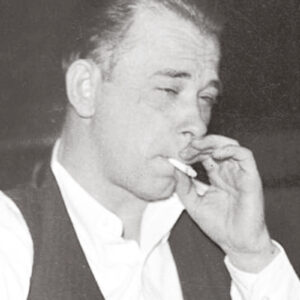 John Dillinger καπνίζοντας ένα τσιγάρο