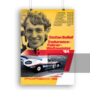 Porsche Stefan Bellog Endurance Fahrer Weltmeister 1984