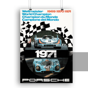 Porsche World Champion 1969 1970 1971