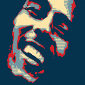 Μπομπ Μάρλεϊ Obama Hope Pop Art