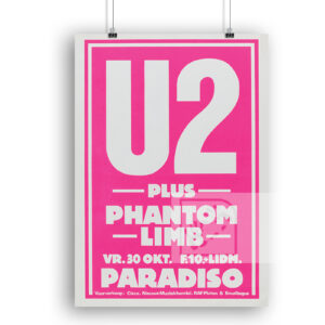U2 1981 Άμστερνταμ Αφίσα Συναυλίας