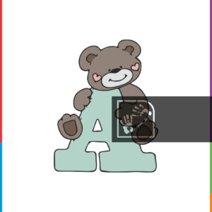 Αρκούδα με το Γράμμα A