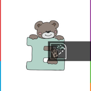 Αρκούδα με το Γράμμα E