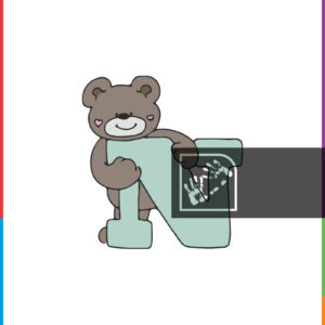 Αρκούδα με το Γράμμα N