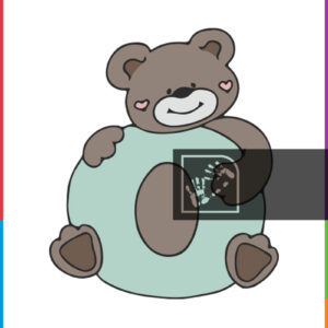 Αρκούδα με το Γράμμα O