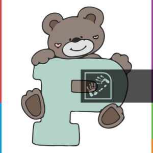 Αρκούδα με το Γράμμα P