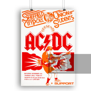 Αφίσα ACDC 1978 Sheffield