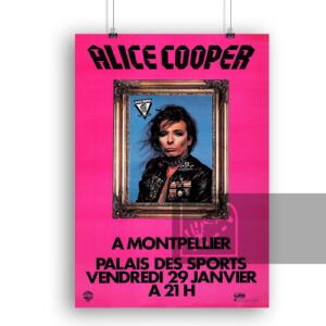 Αφίσα Alice Cooper 1982 French