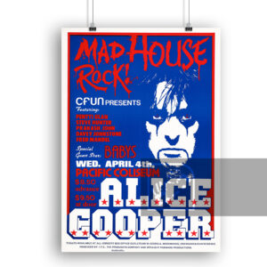 Αφίσα Alice Cooper the Babys 1979