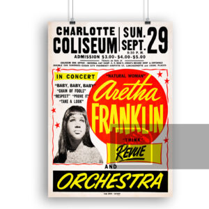 Αφίσα Aretha Franklin 1968
