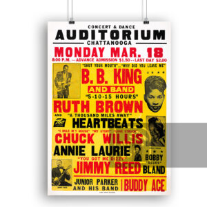 Αφίσα BB King Ruth Brown 1957