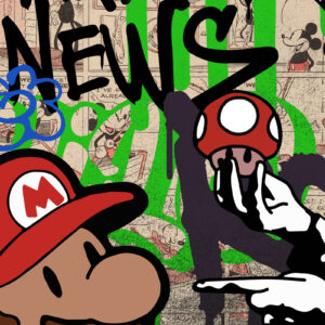 Αφίσα Banksy Mario και Copper