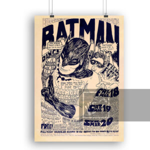 Αφίσα Batman Fillmore Auditorium Bill Graham 1966