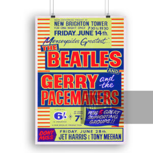 Αφίσα Beatles Gerry and the Pacemakers 1963