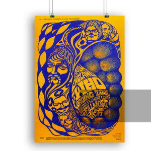 Αφίσα Bill Graham The Who Jim Hendrix 1967 Fillmore