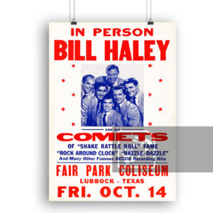 Αφίσα Bill Haley And His Comets Concert Poster 1955