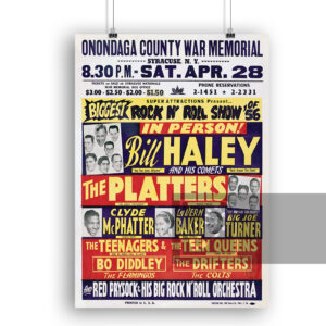 Αφίσα Bill Haley His Comets 1956 Concert Poster