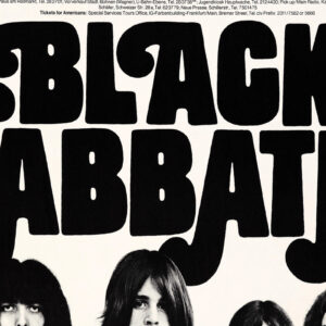 Αφίσα Black Sabbath 1973 Offenbach