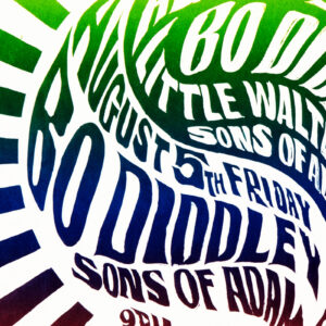 Αφίσα Bo Diddley Little Walter 1966
