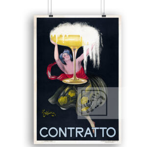 Αφίσα Contratto Σαμπάνια 1920