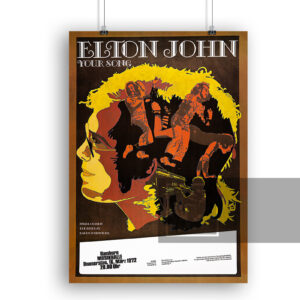 Αφίσα Elton John 1972 Hamburg