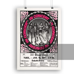 Αφίσα KISS 1977 Duluth