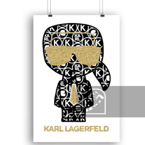 Αφίσα Karl Lagerfeld Χρυσό