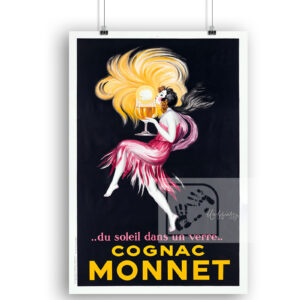 Αφίσα Κονιάκ Monnet 1927