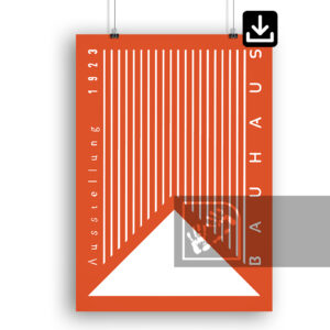 Αφίσα Τέχνης Bauhaus Ausstellung