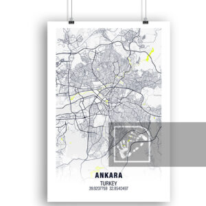Αφίσα Χάρτη από Άγκυρα