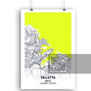 Αφίσα Χάρτη από Βαλέτα