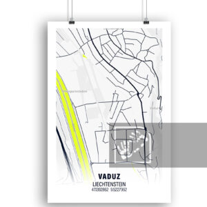 Αφίσα Χάρτη από Βαντούζ