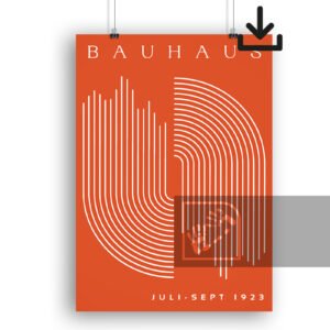 Αφίσα ψηφιακής εκτύπωσης Bauhaus Έκθεση