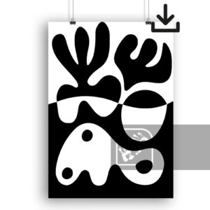 Αφηρημένη Τέχνη Ψηφιακό Προϊόν Αφίσα