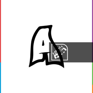 Γραμματοσειρά Γκράφιτι με το Γράμμα A