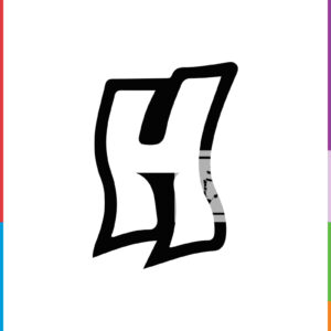 Γραμματοσειρά Γκράφιτι με το Γράμμα H