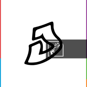 Γραμματοσειρά Γκράφιτι με το Γράμμα J