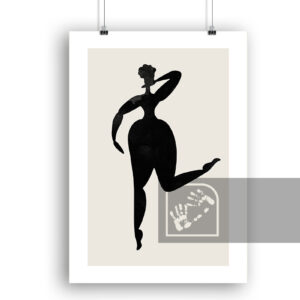 Γυναίκα Αφηρημένη Τέχνη Αφίσα