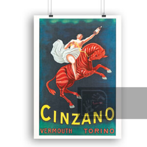 Διαφημιστική Αφίσα Cinzano Vermouth 1970
