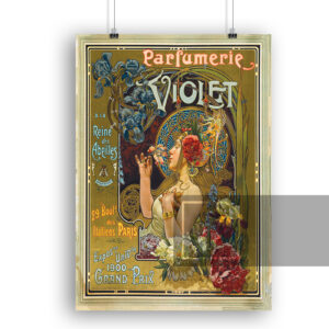 Διαφημιστική Αφίσα Parfumerie Violet 1900