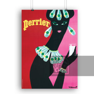Διαφημιστική Αφίσα Perrier by Villemot 1977