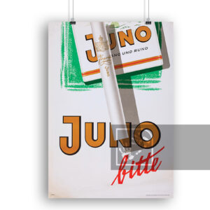 Διαφημιστική Αφίσα Τσιγάρα Juno 1950