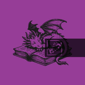 Δράκος κοιμάται πάνω σε Βιβλίο