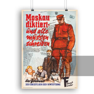 Δυτικογερμανική Προπαγανδιστική Αφίσα 1950