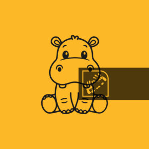 Ιπποπόταμος Παιδικό Σχέδιο