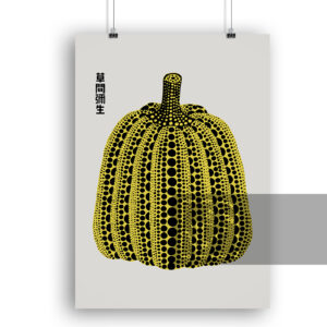 Κολοκύθα Γιαγιόι Κουσάμα Μοντέρνα Αφίσα