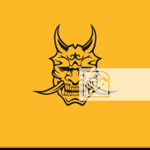 Μάσκα Απεικόνιση Σαμουράι