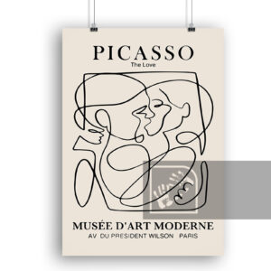 Μοντέρνα Αφίσα Picasso The Love