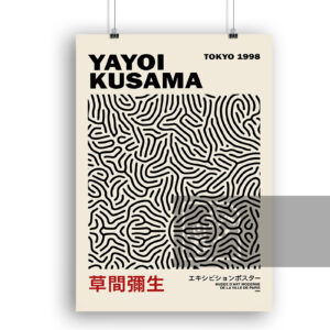 Μοντέρνα Αφίσα Γιαγιόι Κουσάμα Τόκιο 1998