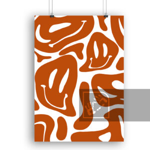 Μοντέρνες Αφίσες Κεραμιδί Λιωμένο Χαμόγελο